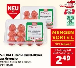 Ama - S-BUDGET Hendl-Fleischbällchen aus Österreich