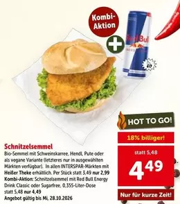 Red Bull - Schnitzelsemmel