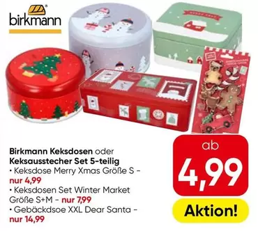 Keksdosen oder Keksusstecher Set