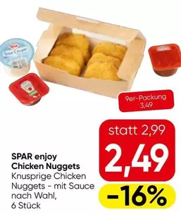 Wahl - Chicken Nuggets Knusprige Chicken Nuggets - mit Sauce