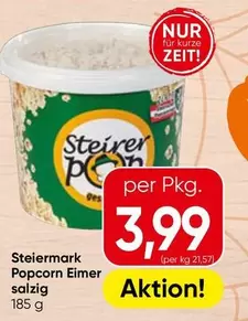 Popcorn Eimer salzig