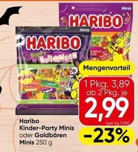 Haribo - Kinder-Party Minis oder Goldbären Minis