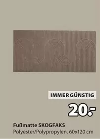 Fußmatte SKOGFAKS