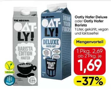 Vegan - Hafer Deluxe oder Hafer Barista