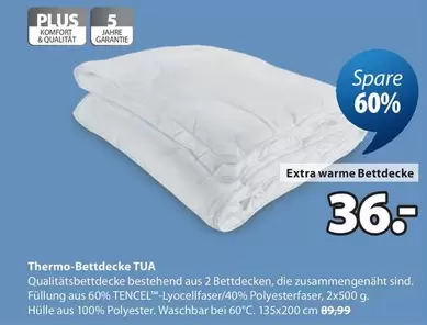Thermo-Bettdecke TUA