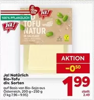Bio-Tofu div. Sorten