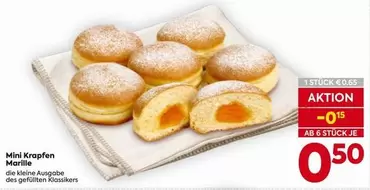 Krapfen - Mini  Marille