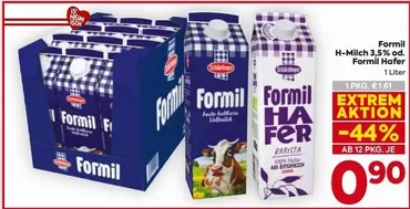 H-Milch 3,5% od. Formil Hafer