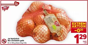 Natürlich Bio-Zwiebeln gelb