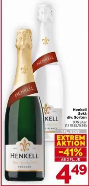 Sekt div. Sorten