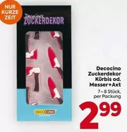 Zuckerdekor Kürbis od. Messer+Axt