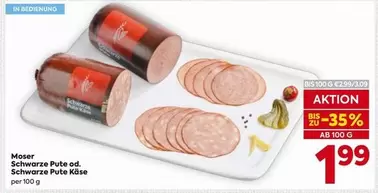 Schwarze Pute od. Schwarze Pute Käse