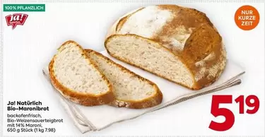Natürlich Bio-Maronibrot