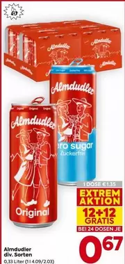 Almdudler div. Sorten
