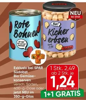 Bio - Rote Bohnen / Kichererbsen