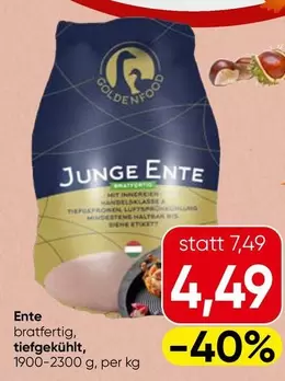 Junge Ente bratfertig