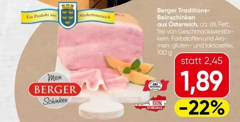 Ama - Berger Traditions-Beinschinken