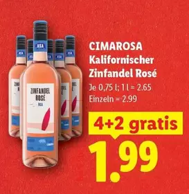 Kalifornischer Zinfandel Rosé