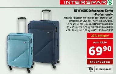 NEW YORK Softschalen-Koffer "Professional"