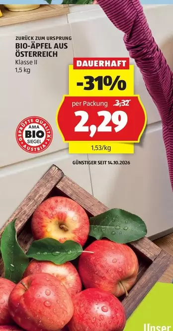 BIO-ÄPFEL AUS ÖSTERREICH