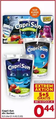 Monster - Capri-Sun div. Sorten