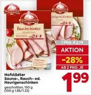 Sauna-, Rauch- od. Heurigenschinken