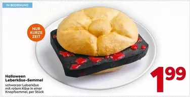 Halloween Leberkäse-Semmel