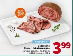 Gebratene Rinder-Kräuterroulade