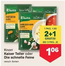 Kaiser Teller oder Die schnelle Feine