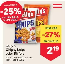 Chips, Snips oder Riffels