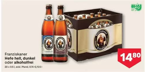 Hefe hell, dunkel oder alkoholfrei