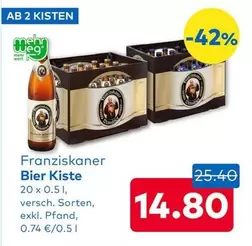 Franziskaner Bier Kiste