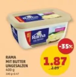 MIT BUTTER UNGESALZEN