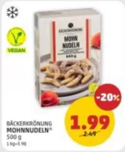 Vegan - Mohnnudeln