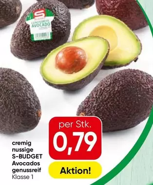 S-BUDGET Avocados Genussreif Klasse 1