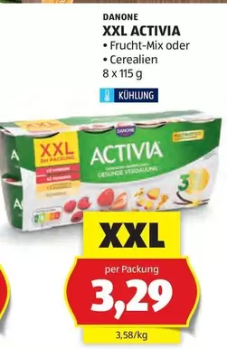 XXL ACTIVIA Frucht-Mix oder Cerealien