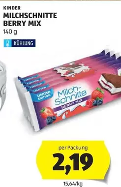 Kinder - MILCHSCHNITTE BERRY MIX