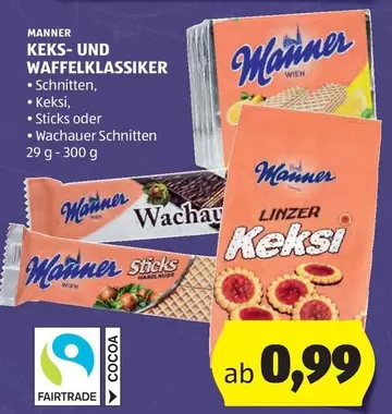 Manner - Keks- und Waffelklassiker