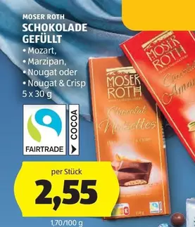 Mozart - SCHOKOLADE GEFÜLLT