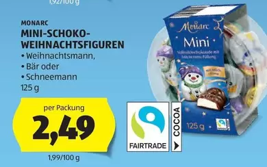 Fairtrade - MONARC MINI-SCHOKO-WEIHNACHTSFIGUREN