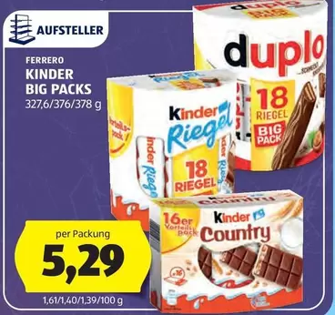 Kinder - KINDER BIG PACKS