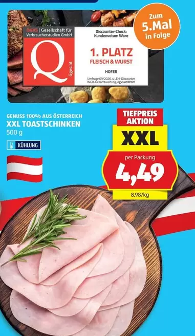 Gourmet - XXL TOASTSCHINKEN
