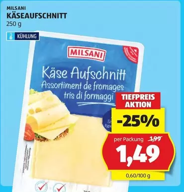 Käseaufschnitt