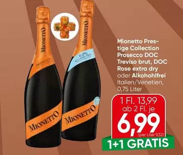 Prestige Collection Prosecco DOC Treviso brut, DOC Rose extra dry oder Alkoholfrei