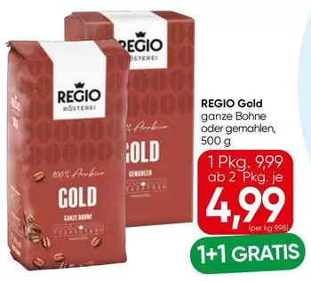 Gold - ganze Bohne oder gemahlen