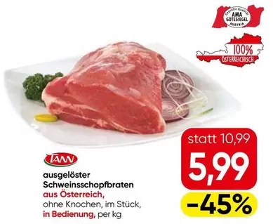 Ama - ausgelöster Schweinsschopfbraten