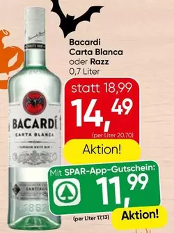 Bacardi - Carta Blanca oder Razz