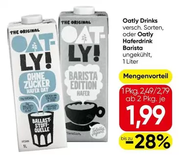 Oatly Drinks, Haferdrink Barista
