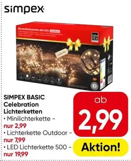 SIMPEX BASIC Celebration Lichterketten - Minilichterkette