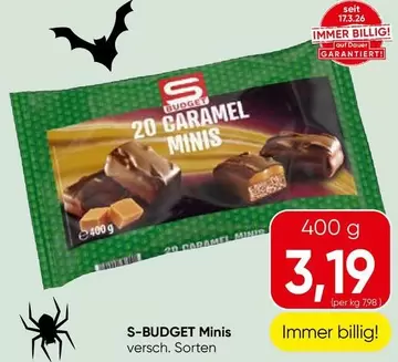 20 CARAMEL MINIS